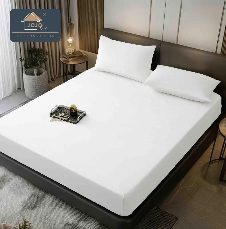 Huse de pat Cocolino 180x200 cm - Huse de pat catifea 180x200,, husa pat alba simpla eleganta-AA10