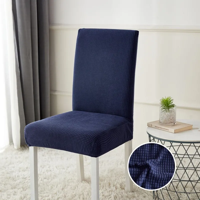Huse scaune - Huse de scaun universale cu elastic,Jojo,6buc.set-Bleumarin-HJ5