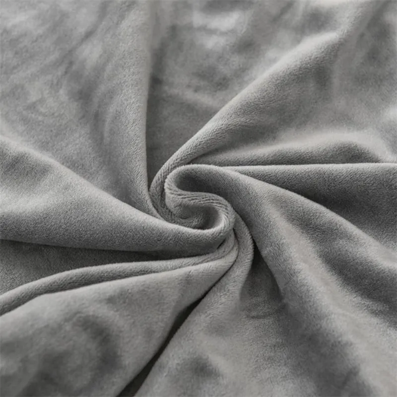 Huse pentru scaun din Catifea cu elastic,Gri deschis-JHC8 [2]