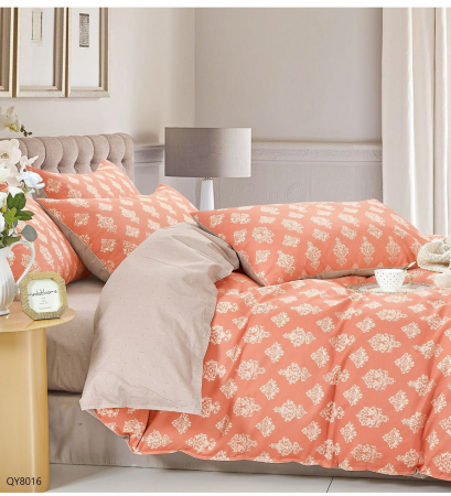 Lenjerii de pat Bumbac 100% - Lenjerie de pat cu Elastic 180x200, Bumbac 100%, 4 piese-DX7