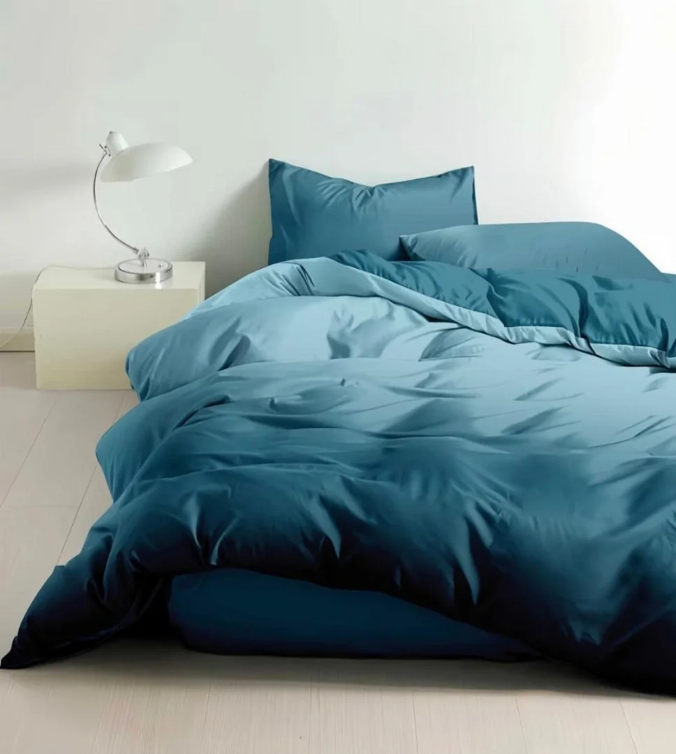 BLACK FRIDAY LENJERII - Lenjerie de pat Finet 6 piese, albastru degradat marin-LE07