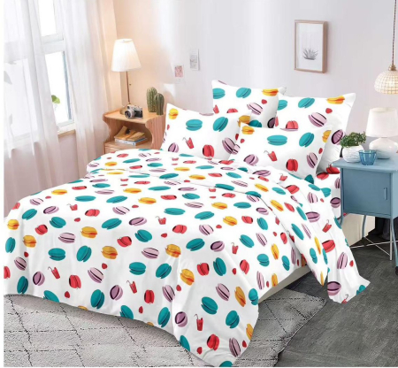 OFERTA LENJERII - Lenjerie de pat Finet 6 piese,Macarons-KY118
