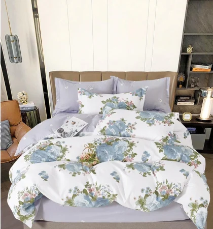 OFERTA 1+1 - Lenjerie de pat Finet Pucioasa 6 piese,Flori-R532