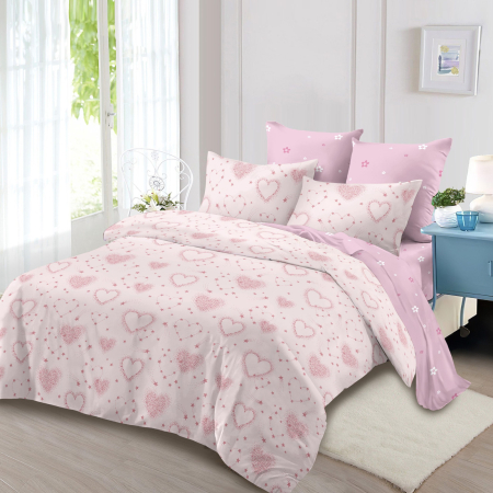 LENJERII CU ELASTIC 1+1 - Lenjerii de pat Finet 6 piese cu Elastic-FEL254