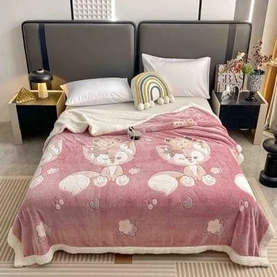 Patura Cocolino cu Blanita - Patura Cocolino Dubla cu Blanita-PJ113