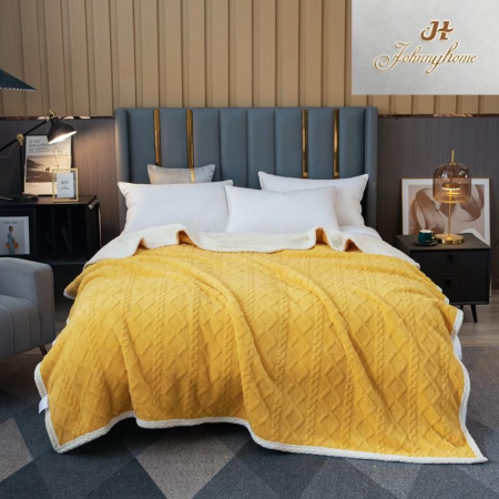 OFERTA PATURI COCOLINO - Patura Cocolino Dubla cu Blanita, Uni,Galben-PC3