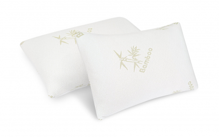 PERNE & PILOTE - Set 2 perne 50×70 Somnart Bambus Memory Foam cu husa detasabila-ME2