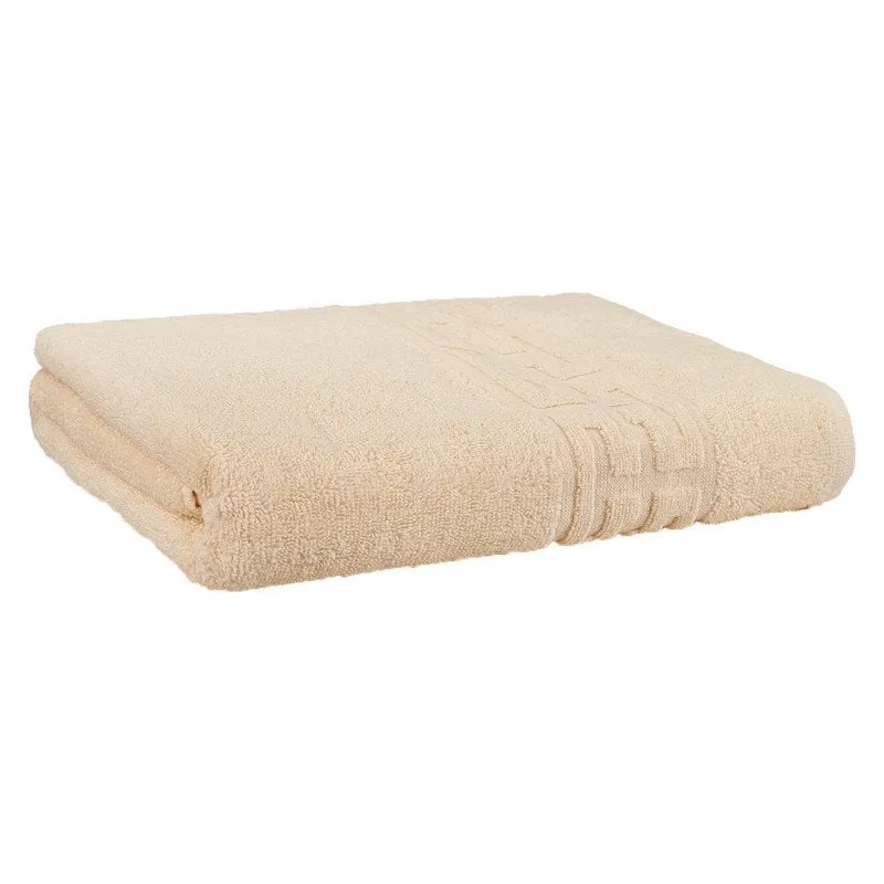 Prosoape - Prosop de baie mare, Model Grecesc, Bumbac 100%, 70×130 cm, Densitate 500 g/m² – Bej-DN3