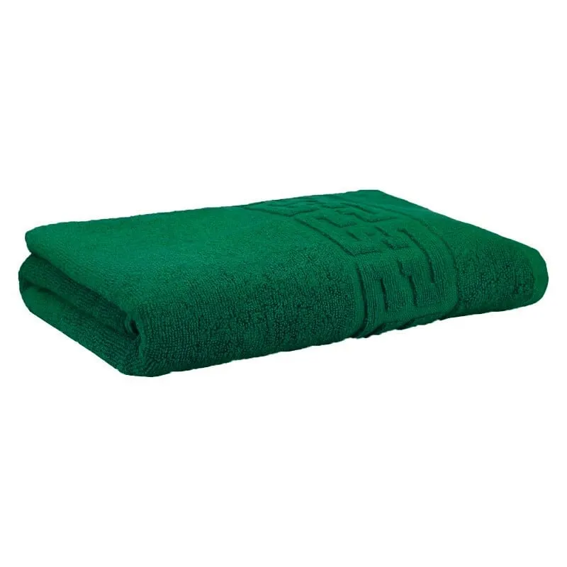 Prosoape - Prosop de baie mare, Model Grecesc, Bumbac 100%, 70×130 cm, Densitate 500 g/m² –Verde inchis-DN11