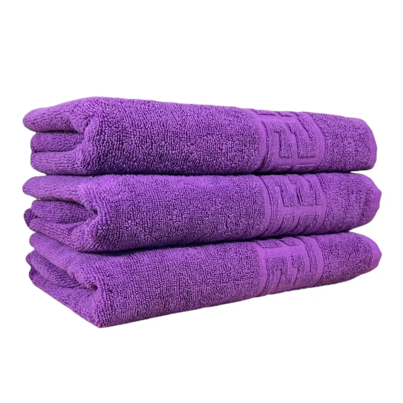 Prosoape - Set 3 Prosoape Baie, Bumbac 100%, 550g/m²,50x90 cm Greek,Mov-CY7