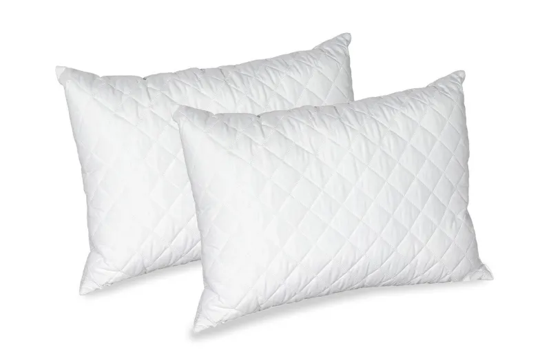 Set Blanche, 2 perne microfibra 50x70 cm si Pilota matlasata 250g/mp, 200x220 cm-BQ1 [1]