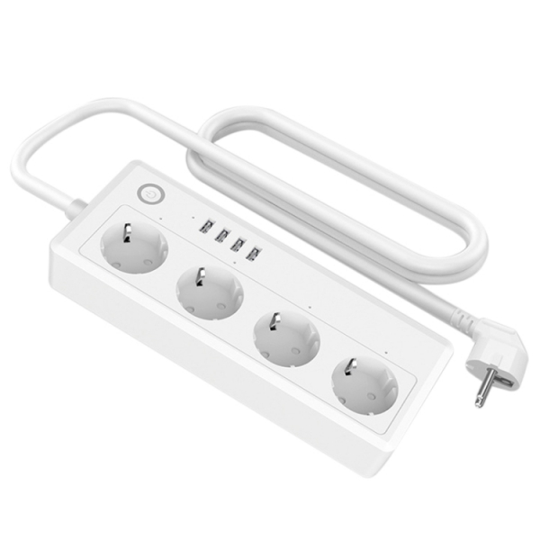 Prelungitor inteligent Tuya, Wi-Fi, 4 prize si 4 porturi USB [5]