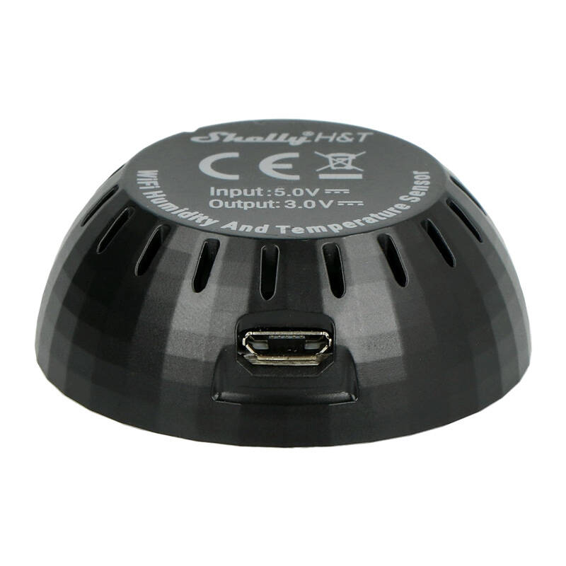 Adaptor USB pentru senzorul de temperatură Shelly H&amp;T (negru) [3]