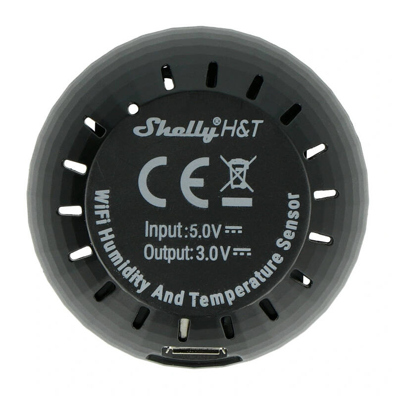 Adaptor USB pentru senzorul de temperatură Shelly H&amp;T (negru) [2]