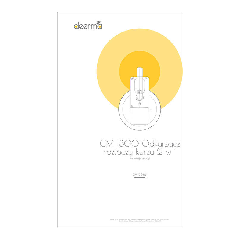 Aspirator acarieni și praf cu UV Deerma CM1300 [6]