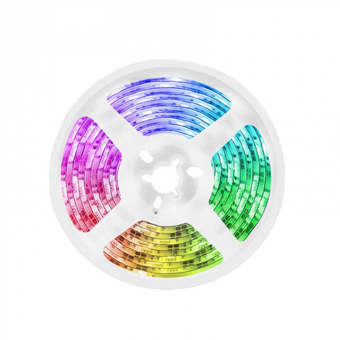 Banda LED RGB inteligenta Gosund SL1, Wi-Fi, USB, 16W, sincronizare muzica, lumina colorata, 2.8m [3]