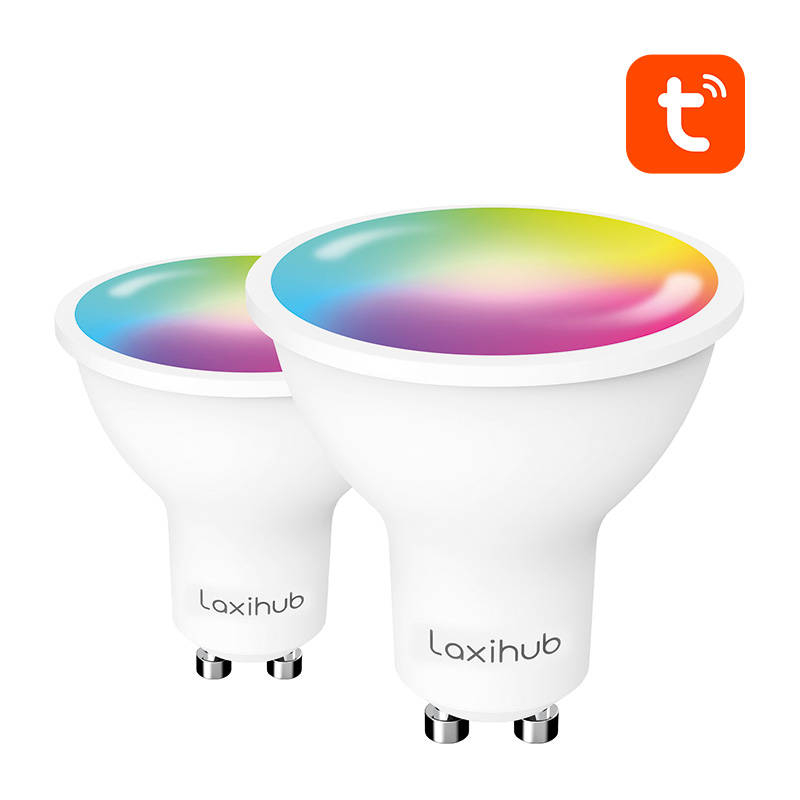 Bec LED inteligent Laxihub LAGU10S (pachet de 2) WiFi Bluetooth Tuya [2]