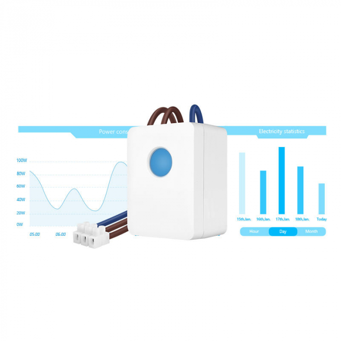 BroadLink SCB1E - Releu WiFi cu monitorizare consum energie, 16A [4]