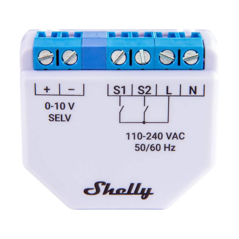 Dimmer pentru iluminat Shelly Plus WiFi 0-10V, compatibil cu Amazon Alexa și Google Assistant [2]
