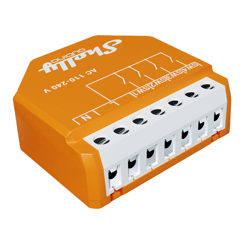 Modul Wi-Fi pentru activarea scenelor Shelly Qubino Wave i4 , 4 canale, compatibil cu Amazon Alexa și Google Assistant [2]