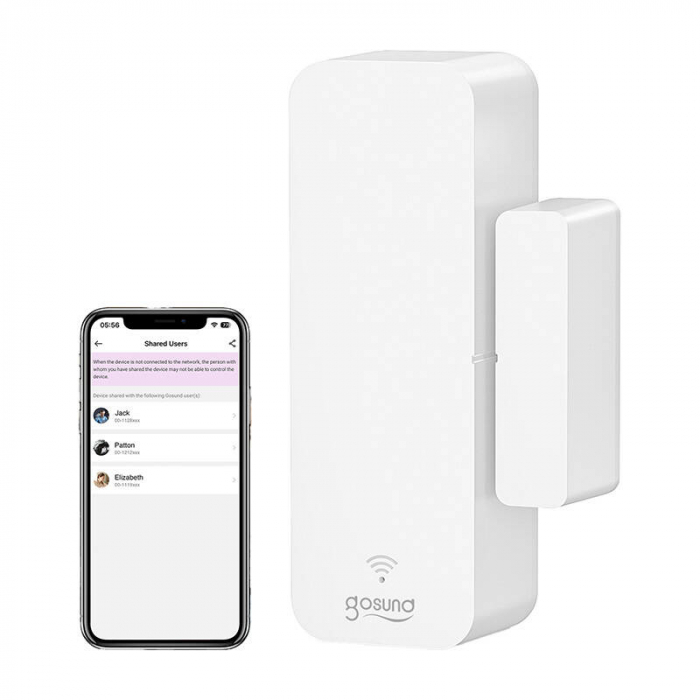 Senzor inteligent pentru usi si ferestre, Zigbee Gosund ST18, Tuya [2]