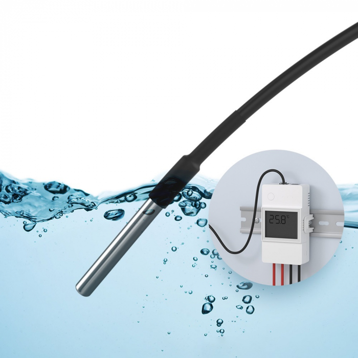 Senzor monitorizare temperatura, rezistent la apa SONOFF DS18B20 [2]