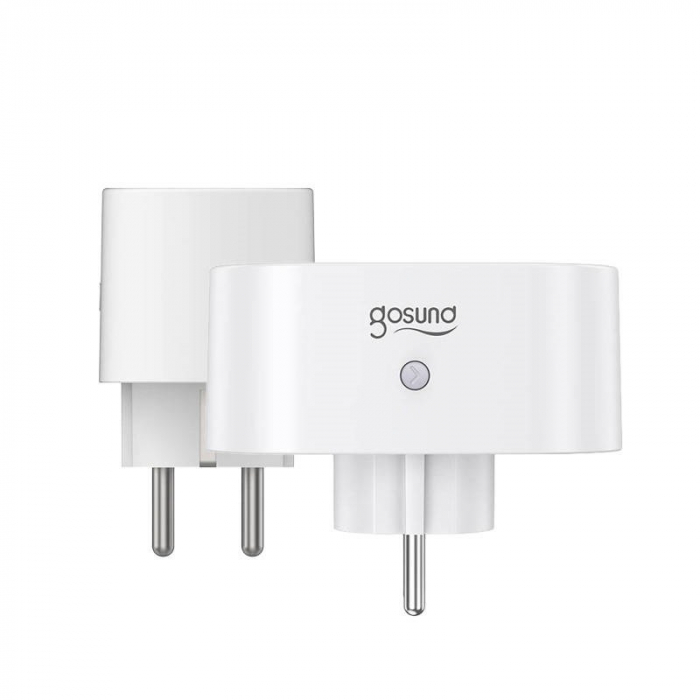 Set 2 prize smart Gosund SP211 cu monitorizarea energiei, putere 3500W, WiFi, Alb [2]