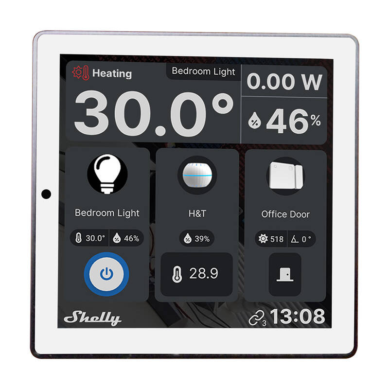Set panou de control Shelly Wall Display (alb) + Shelly Blu H&T [2]