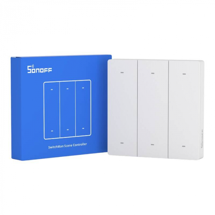 Sonoff R5 - Intrerupator mecanic inteligent cu 6 Butoane, Alb [5]