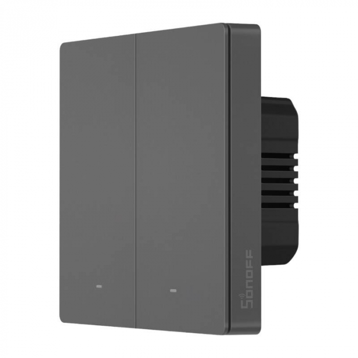 Sonoff M5 - Intrerupator smart, wireless, 2 Butoane, Gri [2]