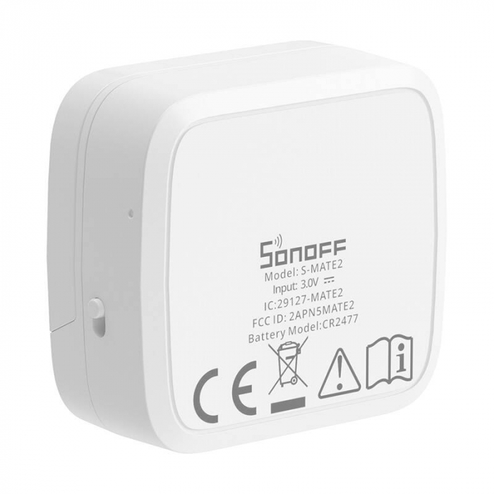 Releu wireless Sonoff S-MATE2, comutator inteligent, Wi-Fi, Alb ( Fara NUL ) [6]