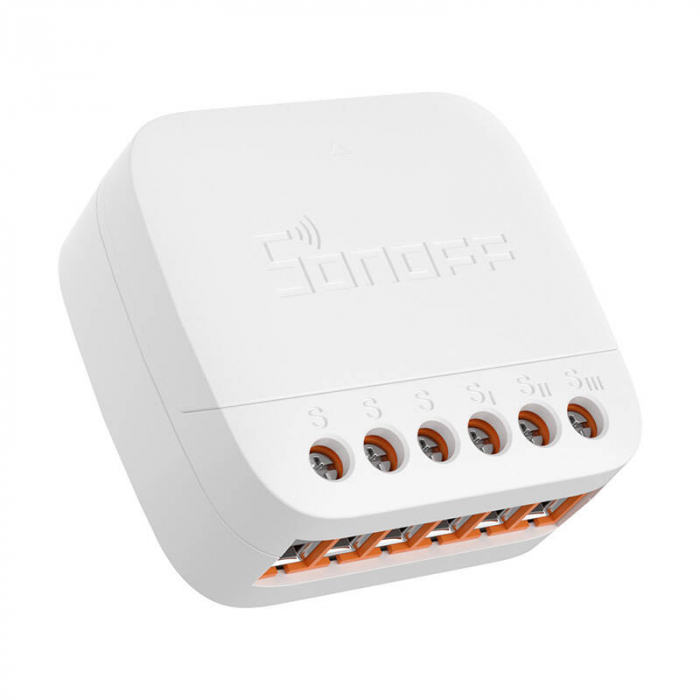 Releu wireless Sonoff S-MATE2, comutator inteligent, Wi-Fi, Alb ( Fara NUL ) [5]