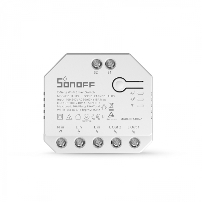 Sonoff Dual R3 - Releu WiFi cu 2 canale si monitorizare consum [4]