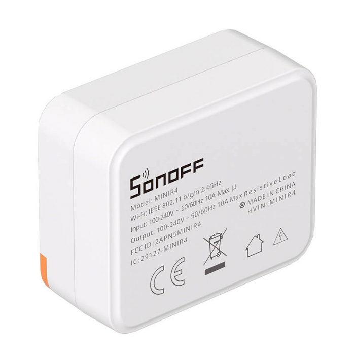 Sonoff MINIR4 - Releu WiFi 2.4GHz, 1 canal, 2400W, 10A [4]