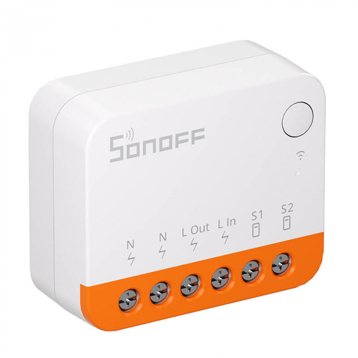 Sonoff MINIR4 - Releu WiFi 2.4GHz, 1 canal, 2400W, 10A [3]