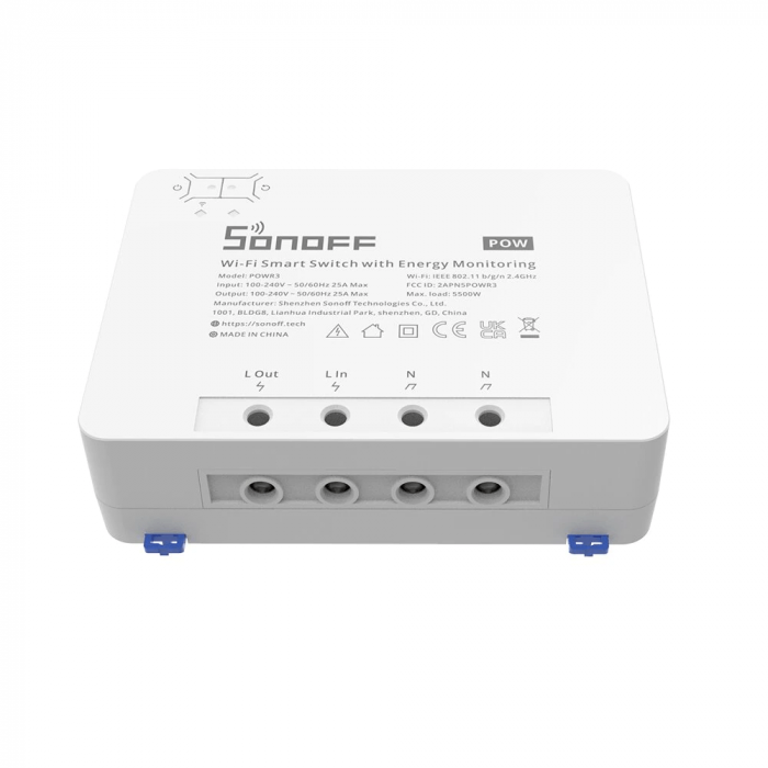 Sonoff POW R3 - Releu WiFi, 1 canal, monitorizare consum energie, 25A [3]