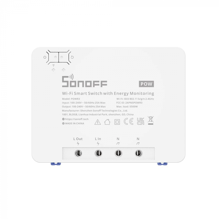 Sonoff POW R3 - Releu WiFi, 1 canal, monitorizare consum energie, 25A [4]