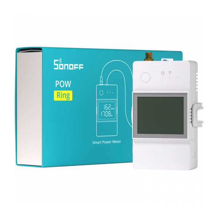 SONOFF POWCT - Contor inteligent de putere, WiFi, protecție la suprasarcină, monitorizare în timp real a energiei, afișaj LCD [6]