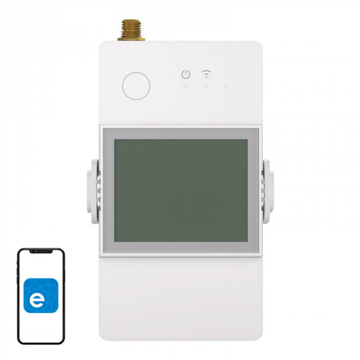 SONOFF POWCT - Contor inteligent de putere, WiFi, protecție la suprasarcină, monitorizare în timp real a energiei, afișaj LCD [2]