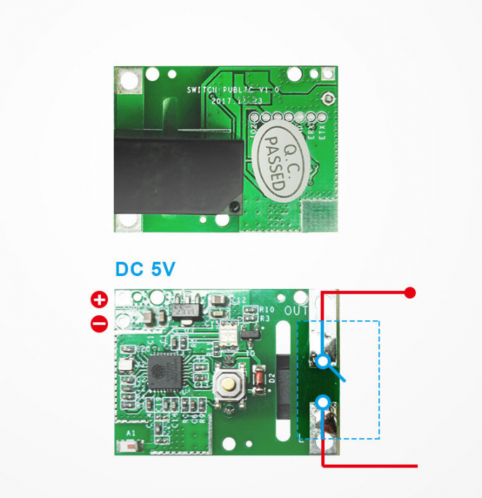 Sonoff RE5V1C - Releu 5V, control WiFi, smart, inching / selflock, 1 canal [4]