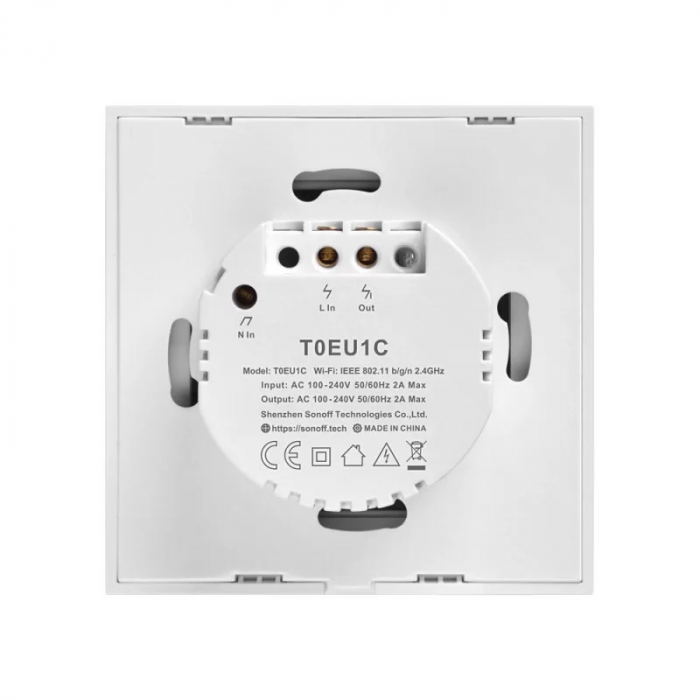 Sonoff T0EU1C-TX - Intrerupator touch, 1 buton, WiFi [4]