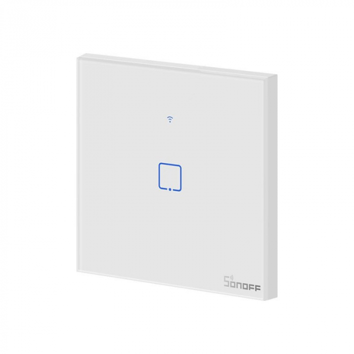 Sonoff T1EU1C-TX - Intrerupator touch, 1 buton, WiFi si RF 433Mhz [2]