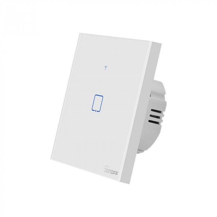 Sonoff T1EU1C-TX - Intrerupator touch, 1 buton, WiFi si RF 433Mhz [3]