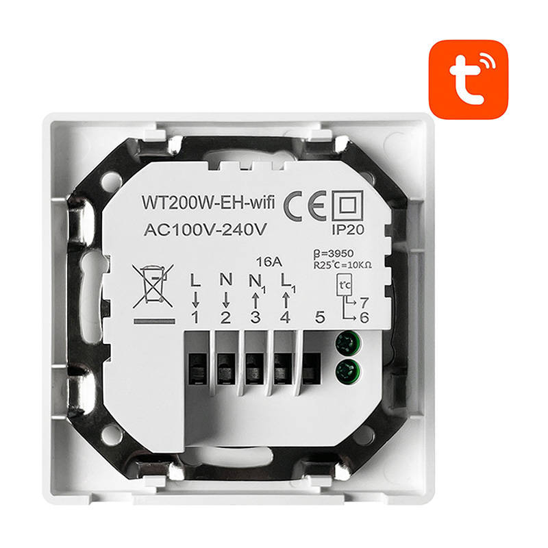 Termostat inteligent Avatto WT200-BH-3A-W Încălzire cazan 3A WiFi TUYA [2]