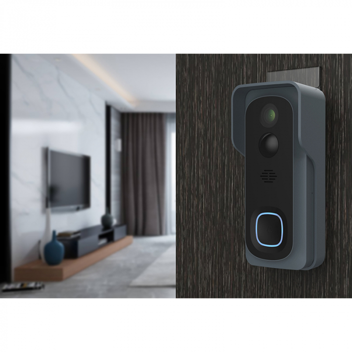 Sonerie video wireless, rezolutie 1080P FHD, detectie miscare, convorbire bidirectionala [4]