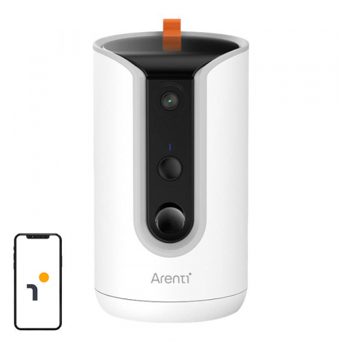 Cameră de supraveghere Arenti Petcam, WiFi 5G, 3MP, 2K, vizibilitate nocturnă 10m, negru, [0]