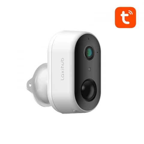 Cameră de Supraveghere Wi-Fi 1080p Full HD Rezistentă la apă, Laxihub, Tuya [4]
