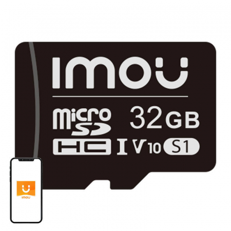 Accesorii - Card de memorie IMOU microSD 32GB (UHS-I, SDHC, 10/U1/V10, 90/20)