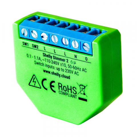 Relee Wireless - Controler de iluminat 230V WiFi Shelly Dimmer 2