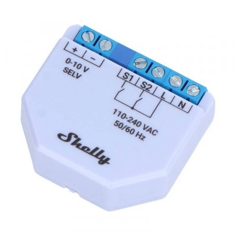 Dimmer pentru iluminat Shelly Plus WiFi 0-10V, compatibil cu Amazon Alexa și Google Assistant [2]